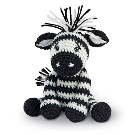 zebra amigurumi crochet stuffed animal