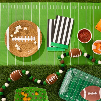 football party table