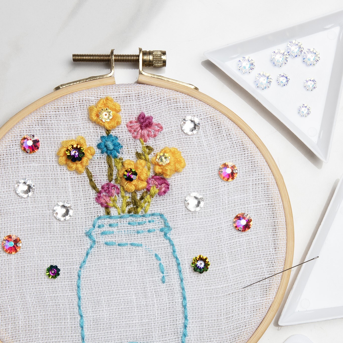 sew on Austrian Crystals