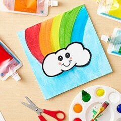 Rainbow drawing