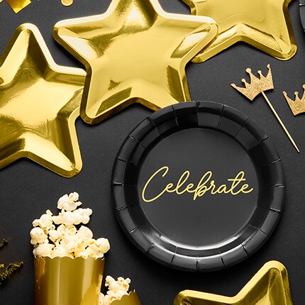 2026 new years balloons in black number balloons