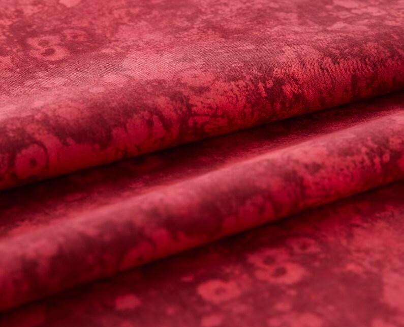 red cotton fabric