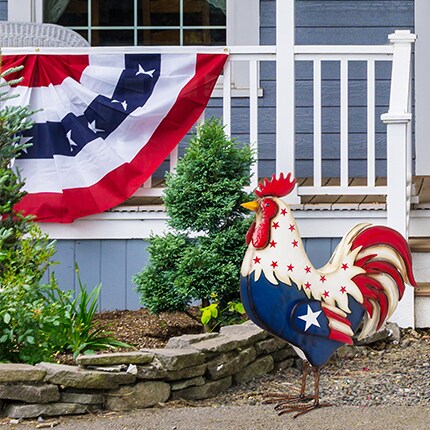 Red, White & Blue Porch & Yard Decor