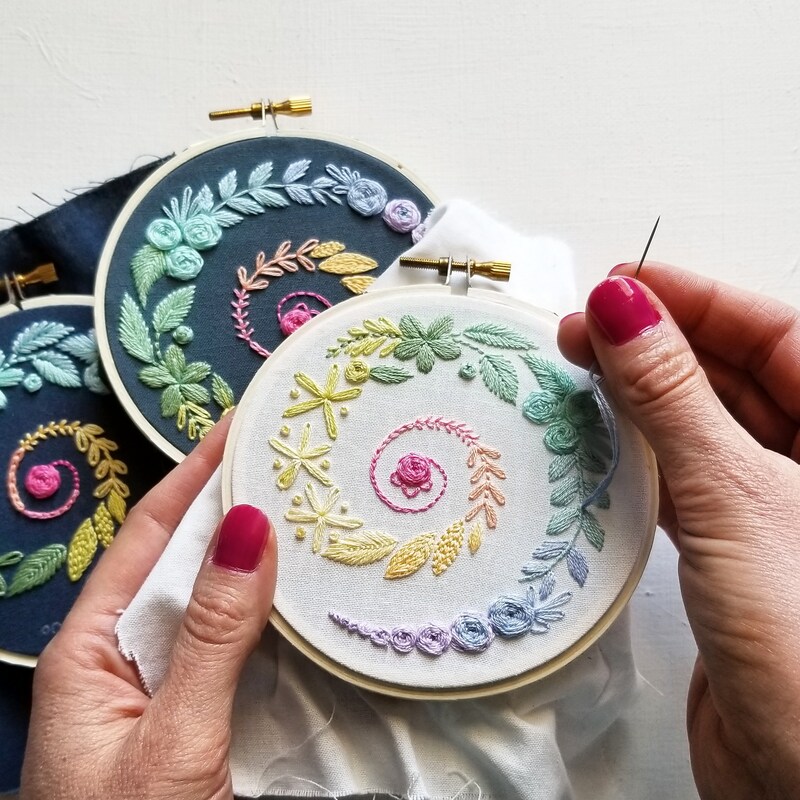 crafting embroidery kit