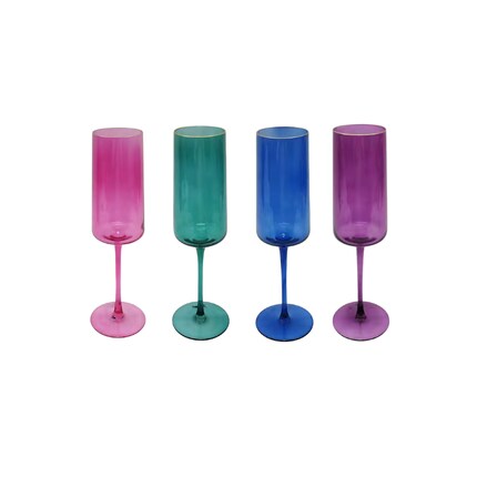New years eve champagne flutes plastic 