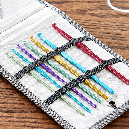 crochet hook set in case