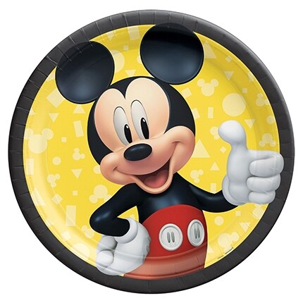 Mickey Mouse party plate