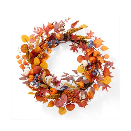 Fall floral wreath