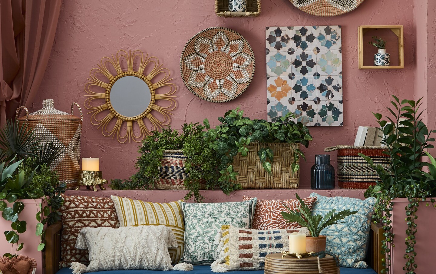 Boho Coast Décor Collection: Escape to a sun-drenched retreat where warmth and texture meet coastal charm. Bring artisanal quality and effortless style to your space. Infuse your home with relaxed, eclectic touches that feel curated yet lived-in.