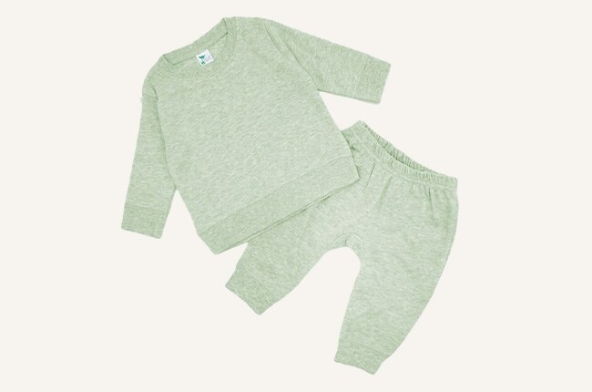light green heather baby jogger