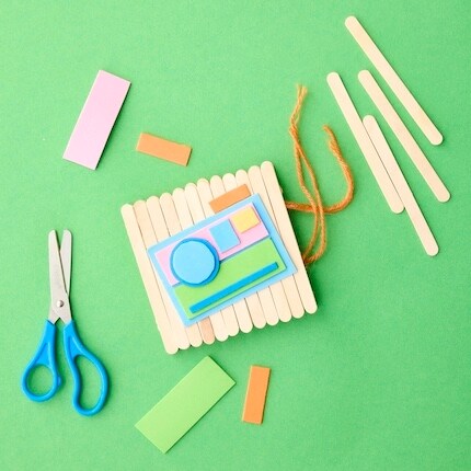 Image of the craft stick journal project