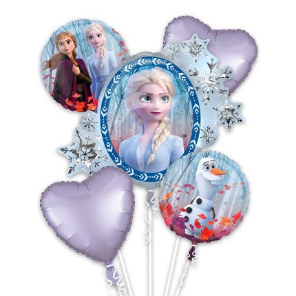 round princess happy birthday balloon