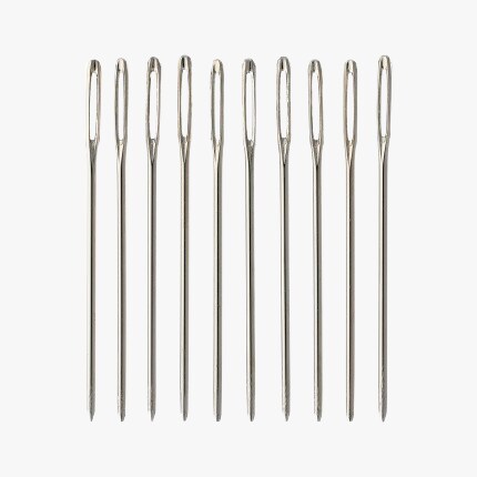 Dix aiguilles en argent