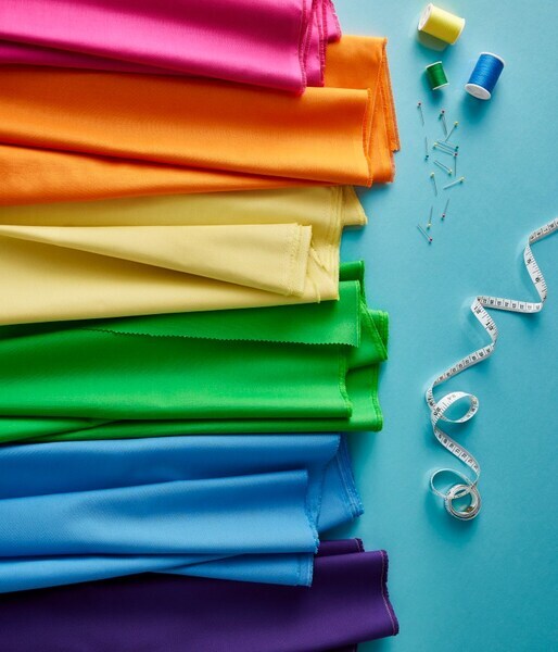 Colorful fabrics