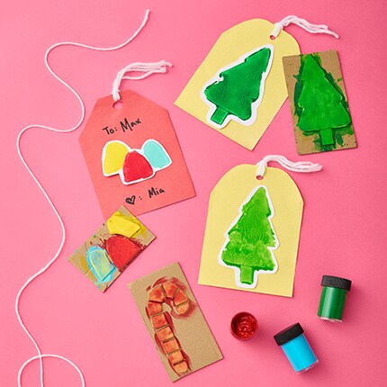 Painted Paper Gift Tags