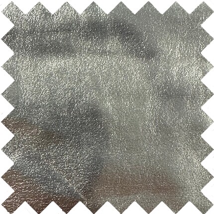 silver fabric swatch
