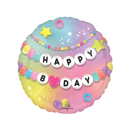 Birthday Era themed helium balloons