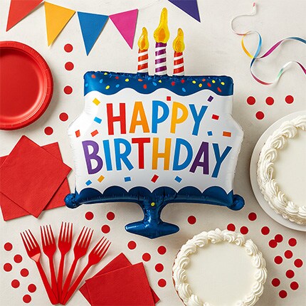 birthday candles themed party kit