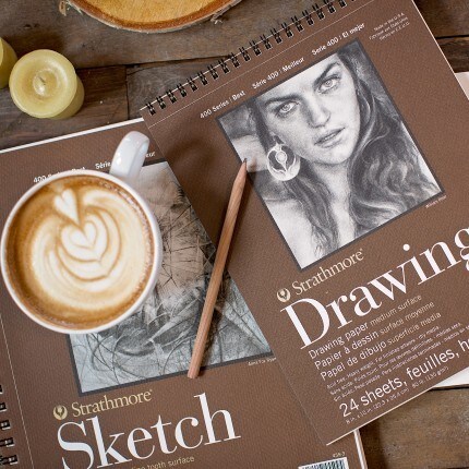 an assortment of paper pads laid out in a collage