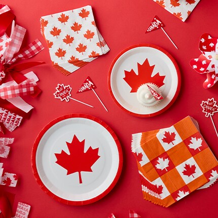 Canada Day party supplies