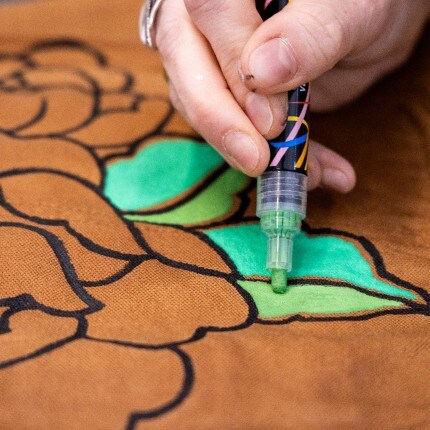 Paint Markers on leather