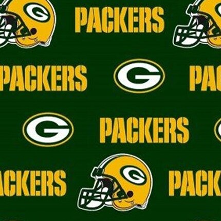 green bay packers fabric swatch