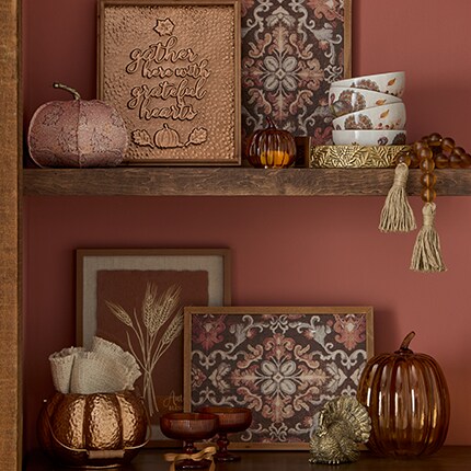 Tabletop decorations Fall inspired