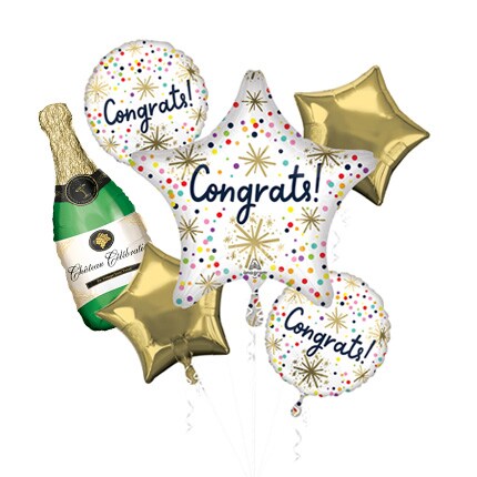 Congratulations balloon bundle