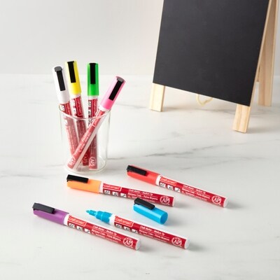 Fluorescent Medium Tip Chalk Marker Set by Craft Smart®