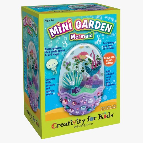 Mini garden mermaid craft kit by Creativity for Kids