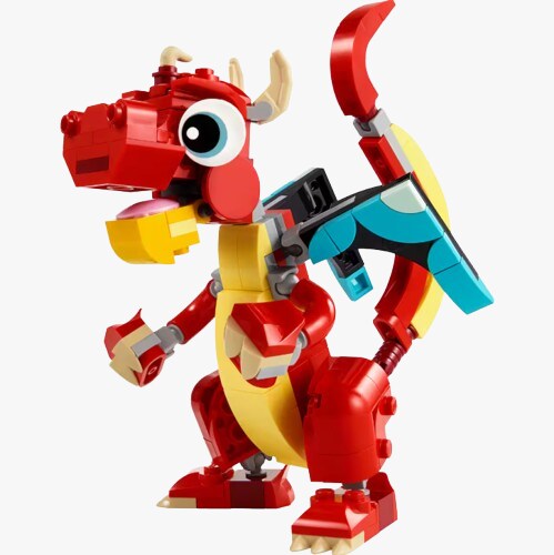 Lego red dragon