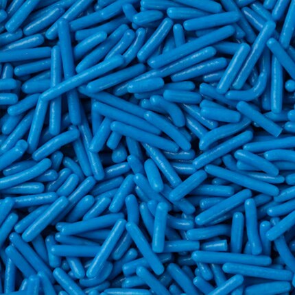 blue sprinkles