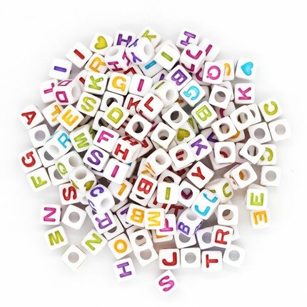 Alphabet beads