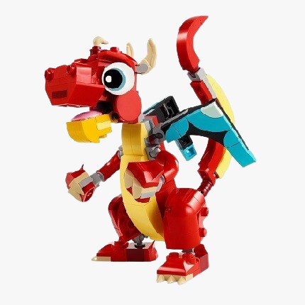 red dragon LEGO figurine