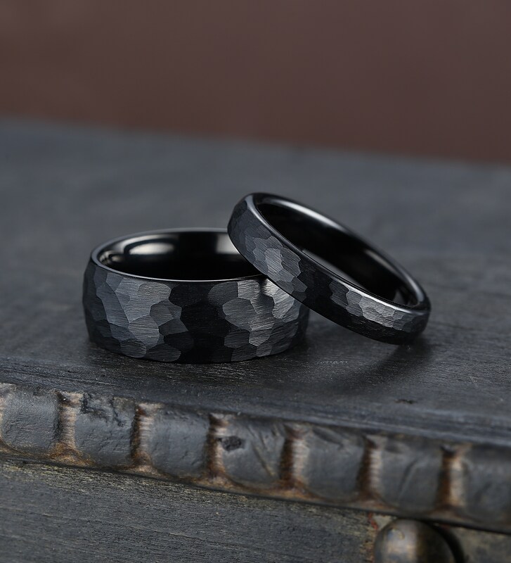 black wedding band