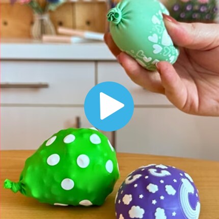 Handmade squishy balloons