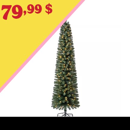 A Christmas Tree with lights