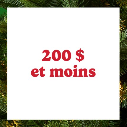 $200 & under