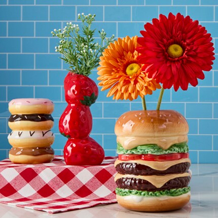 Tumblers for spring with a tiger print and floral designs