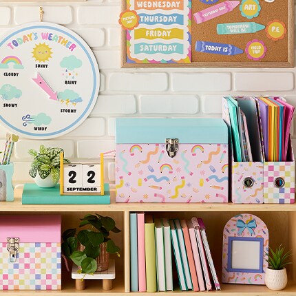 Classroom with treasure box