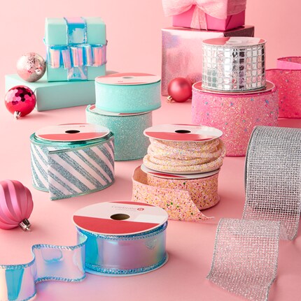 Pink and blue Ribbon 