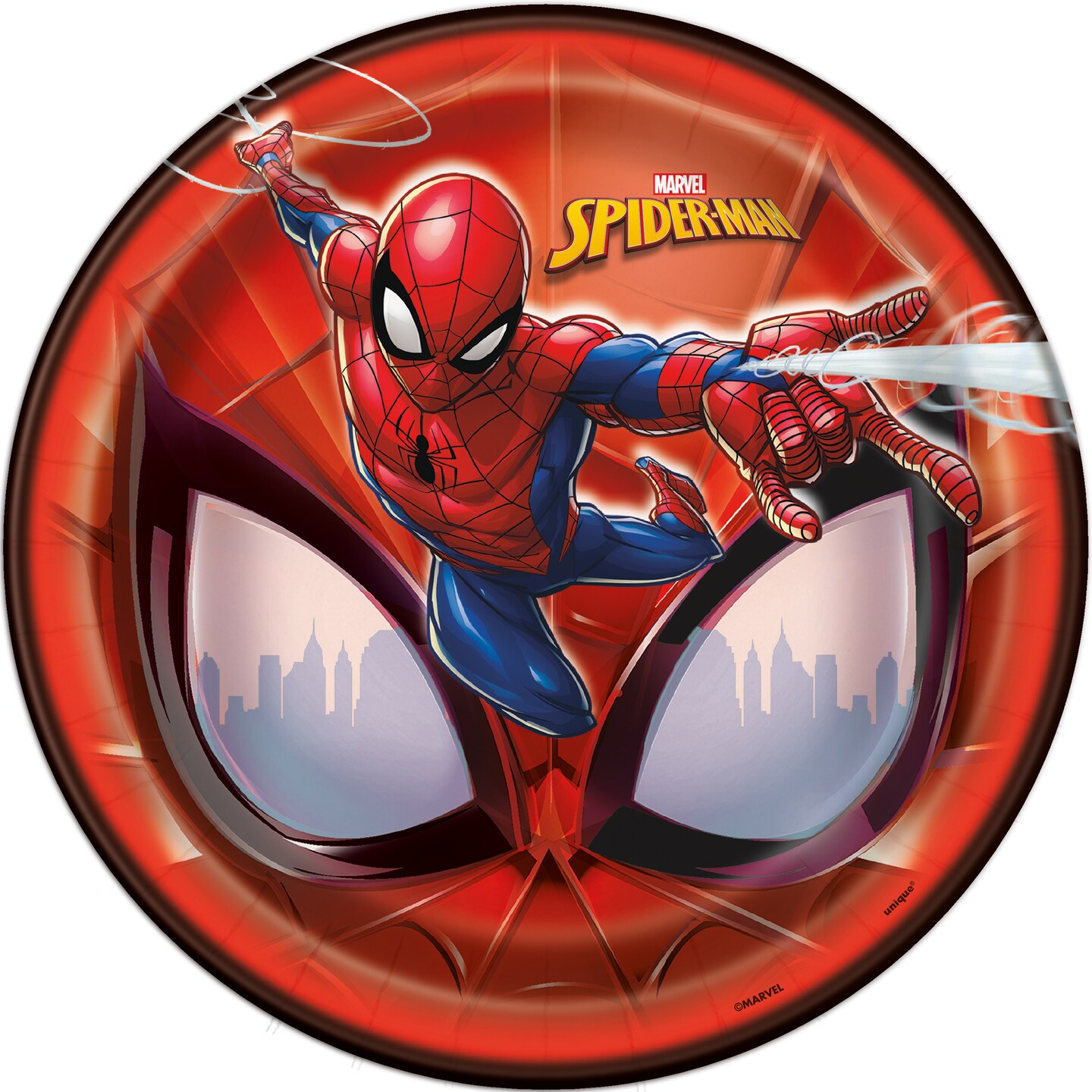 Spiderman party plate