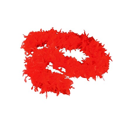red feather boa
