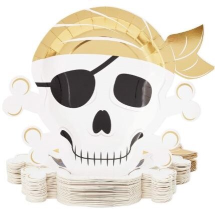 pirate theme party plates and tableware