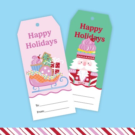 Printable gift tags