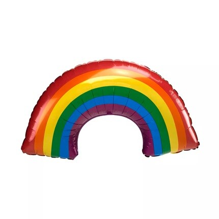 rainbow themed balloon bundles