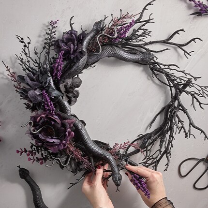 diy halloween floral supplies