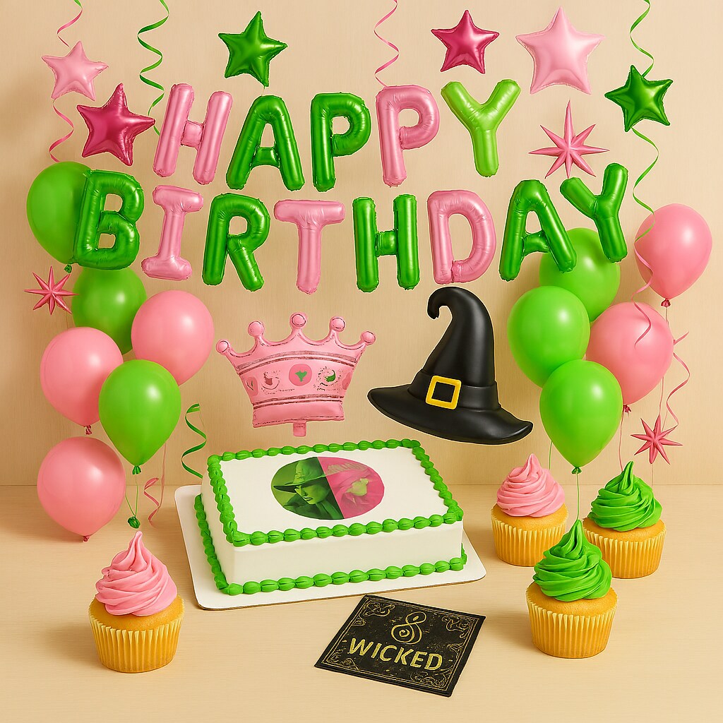 Wicked themed party supplies