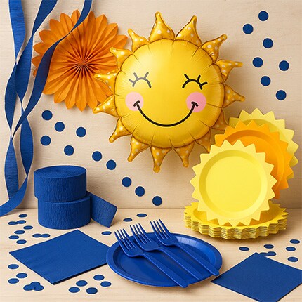 Sunny Days themed party kit