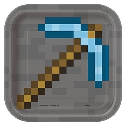 Minecraft party plate